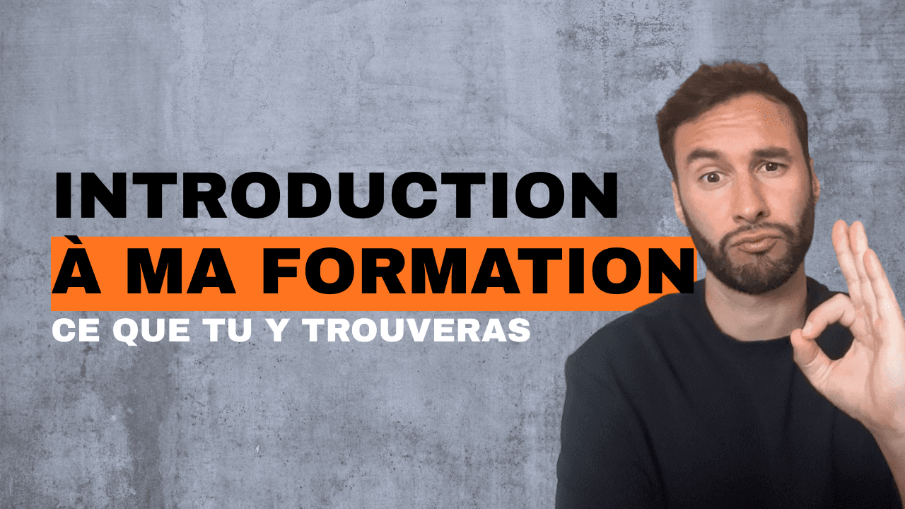Introduction à ma formation